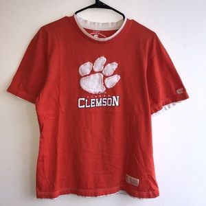 Orange Clemson Tigers Double Layer T-Shirt